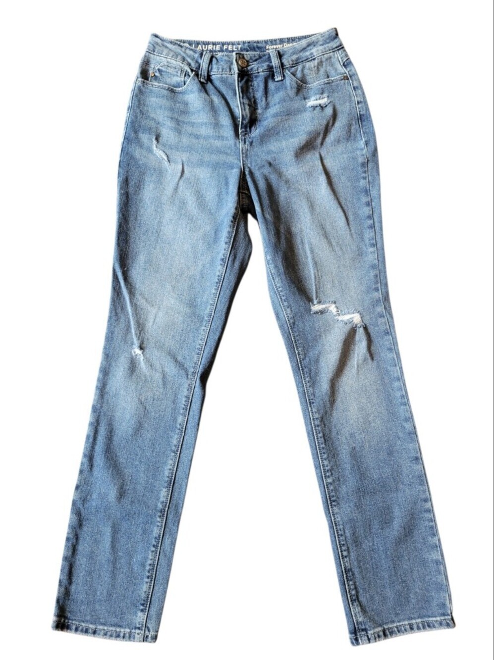 Laurie Felt Los Angeles Forever Denim Relaxed Straight Leg Jeans